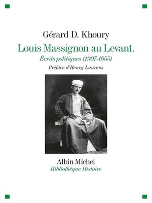 cover image of Louis Massignon au Levant
